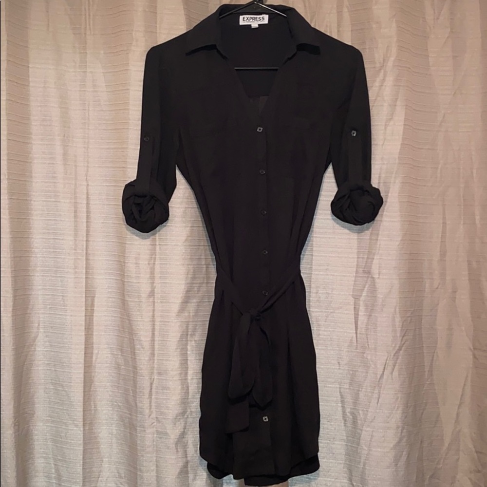 Express black dress.